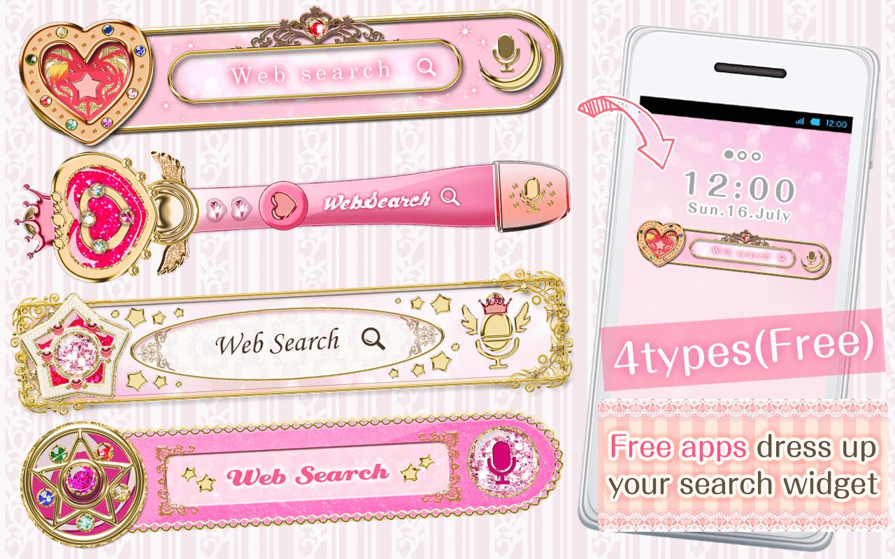 pic Kawaii Clock Widget kawaii widget moon prism for android