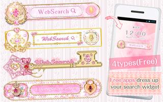 Kawaii Widget pink prism poster
