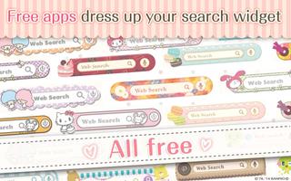 kawaii search widget DRESSAPPS پوسٹر