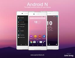 Android N Theme постер
