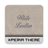 White-Leather Theme-icoon