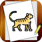 Learn How to draw animals icon