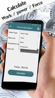 Power /force / Work Calculator ảnh chụp màn hình 3