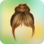 Woman hairstyle photoeditor ikona