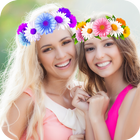 Flower Crown Photo Editor أيقونة