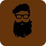 Man Beard redactor icône