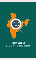 IndiaCodes STD/PIN Codes/RTO Affiche