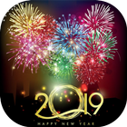 تهاني رأس السنة متحركة 2019 GIF أيقونة
