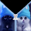 3D Cats Zip Screen Lock APK