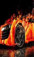 Burning Fire Car Lock screenshot 2