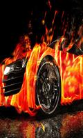 Burning Fire Car Lock captura de pantalla 3