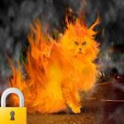 Fire Cat Lock icon