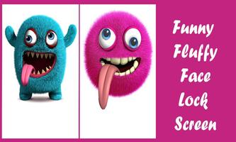 Fluffy Tongue Lock Screen Affiche