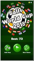 Balls Coupe du monde de football de 2018 Affiche