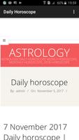 Daily Horoscope poster