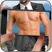 Real body scanner camera app simulator