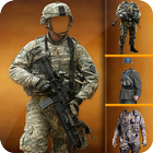 Pak commando suit editor-dress changer face swap icon