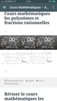 Cours mathématiques-poster