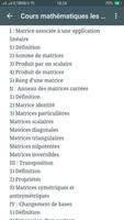 Cours mathématiques screenshot 1
