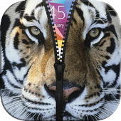 Tiger Zipper Wallpaper Theme icon