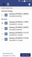 برنامه‌نما ASUS Backup عکس از صفحه