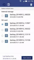 ASUS Backup 스크린샷 1