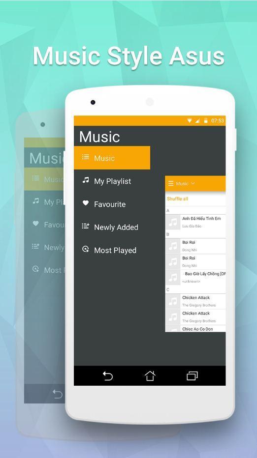 Music Style Asus zenui – Free Mp3 Player for Android - APK Download