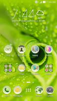 Fresh Green ASUS ZenUI Theme ảnh chụp màn hình 1