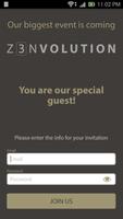 Z3nvolution - Launch Event App plakat