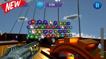 Bubble Shooter 3D 4k ポスター