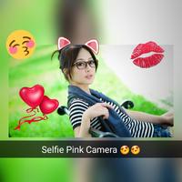 B622 - Selfie Pink Camera Affiche
