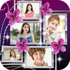 Flower Frame Photo Collages-icoon