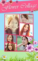 Flower Frame Photo Collages-poster