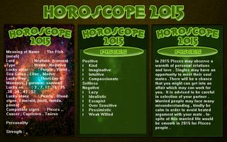 1 Schermata Horoscope 2015 Pisces