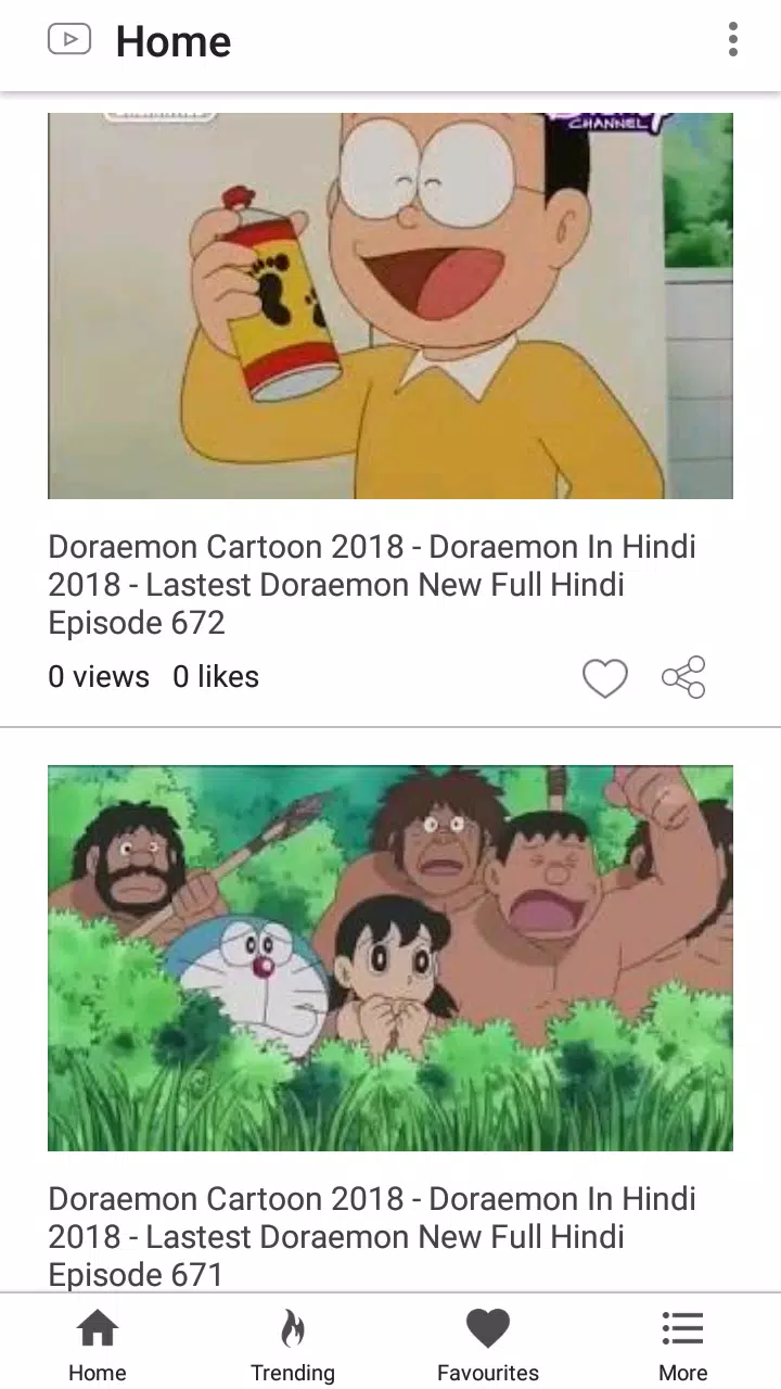 Doraemon Cartoon Hindi Videos APK pour Android Télécharger