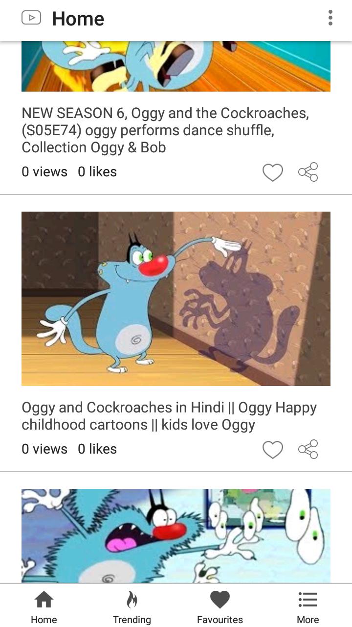 ดาวน์โหลด Oggy and the Cockroaches Hindi Videos APK สำหรับ Android