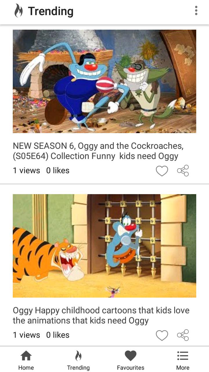 ดาวน์โหลด Oggy and the Cockroaches Hindi Videos APK สำหรับ Android ดาวน์โหลด Oggy and the Cockroaches Hindi Videos APK สำหรับ Android