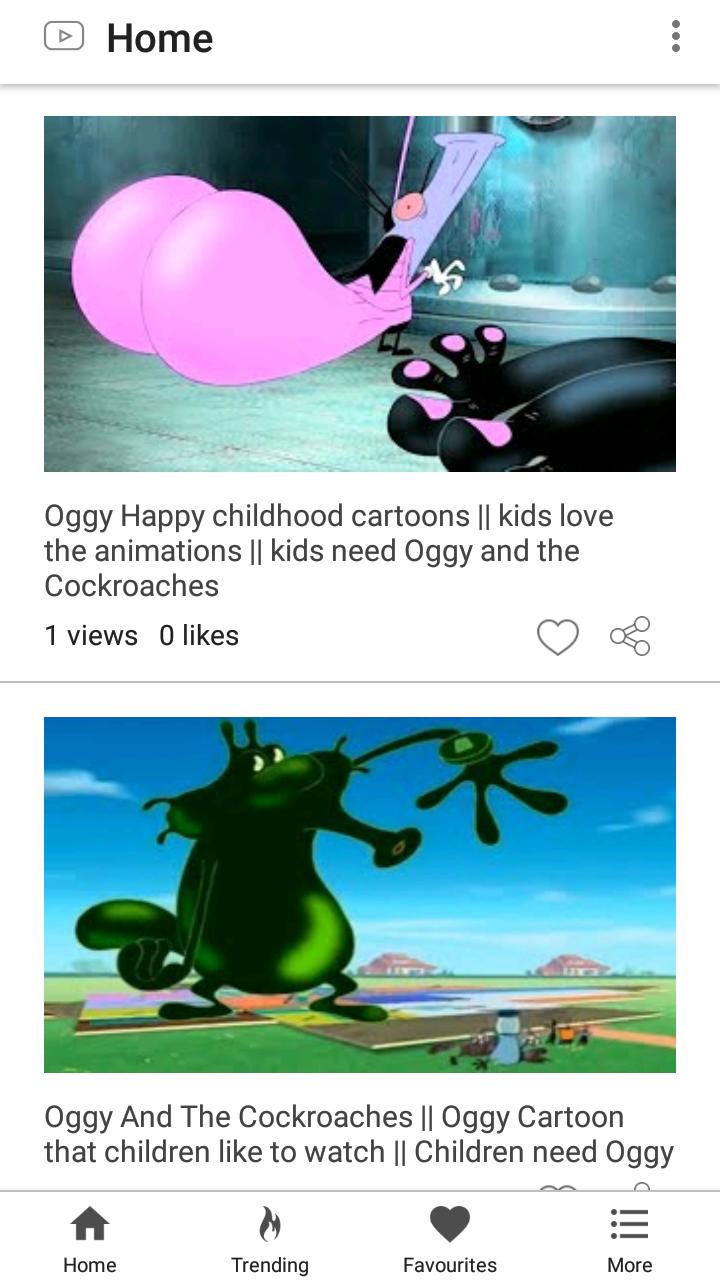 ดาวน์โหลด Oggy and the Cockroaches Hindi Videos APK สำหรับ Android