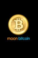 Free Bitcoin - Moon Bitcoin Plakat