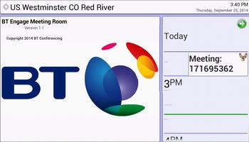 BT Engage Room Control الملصق