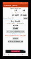 Bitcoin Miner Automatic - Earn free Bitcoins الملصق