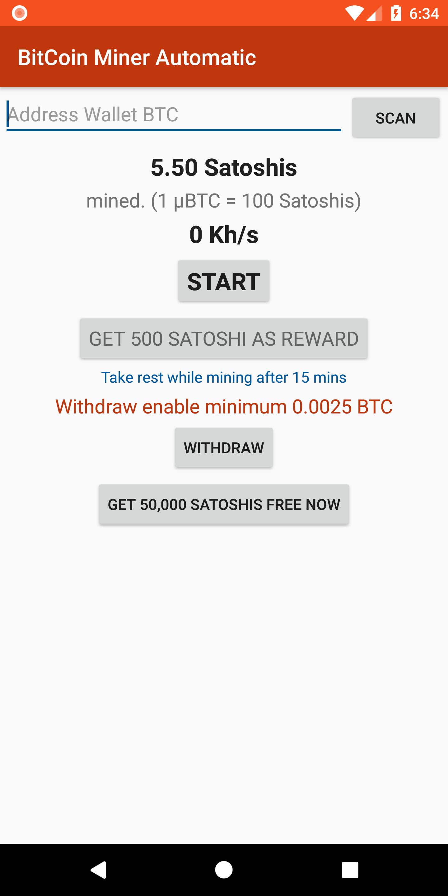 Bitcoin Miner Automatic Earn Free Bitcoins Fur Android Apk - 