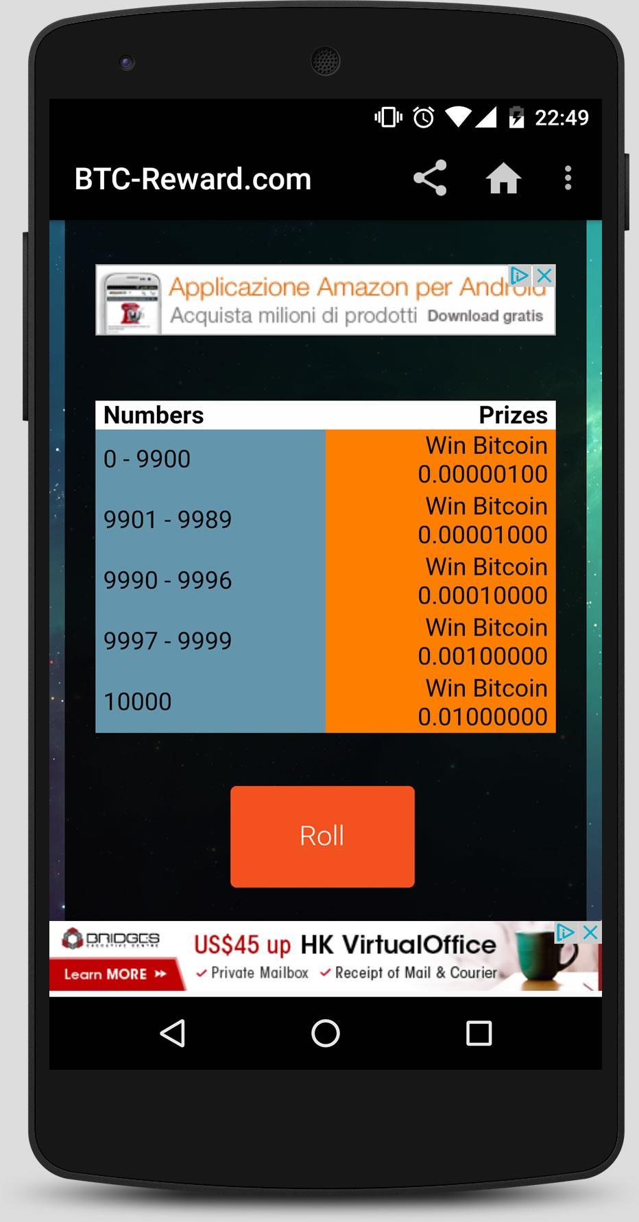 Btc Reward Earn Free Bitcoin For Android Apk Download - btc reward earn free bitcoin screenshot 2