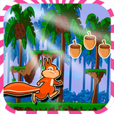 Chipmunk Adventure Jungle Run icône