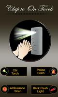 Clap to ON Torch Flash Light スクリーンショット 1