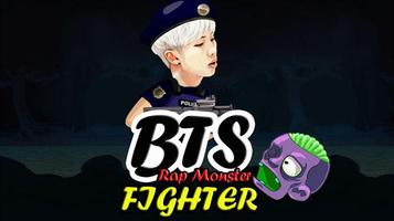 BTS Rap Monster Kpop Fighter Affiche