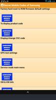 Secret Mobile Codes of Samsung screenshot 2