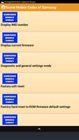 Secret Mobile Codes of Samsung screenshot 3