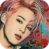 2048 BTS Jimin KPop Puzzle Game icône