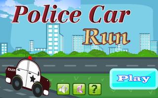 Police car Run Affiche
